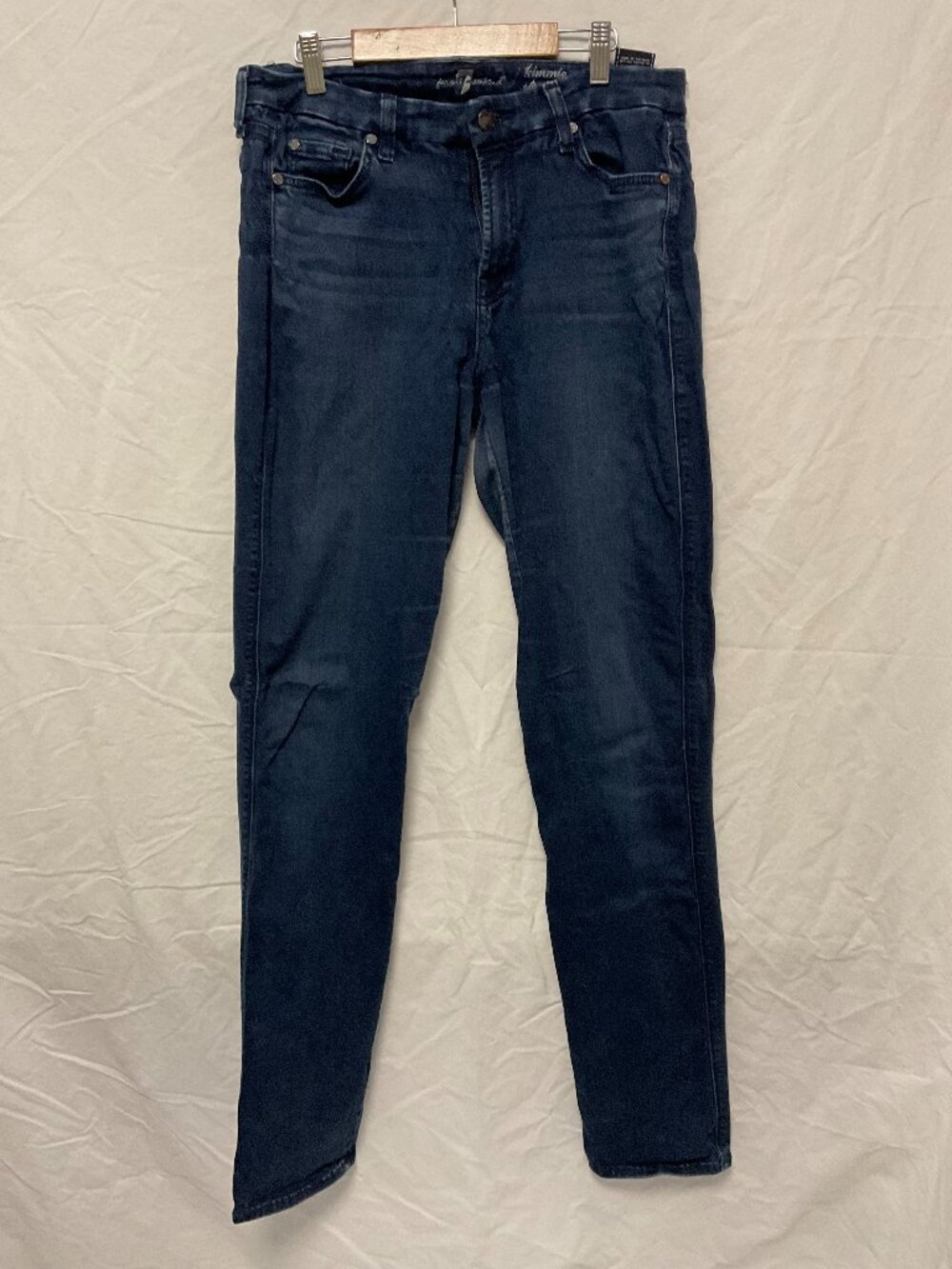 7 For All Mankind Dark Navy Skinny Jeans